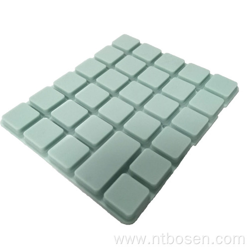 Square Buttons Electrical Conductive Silicone Keypad